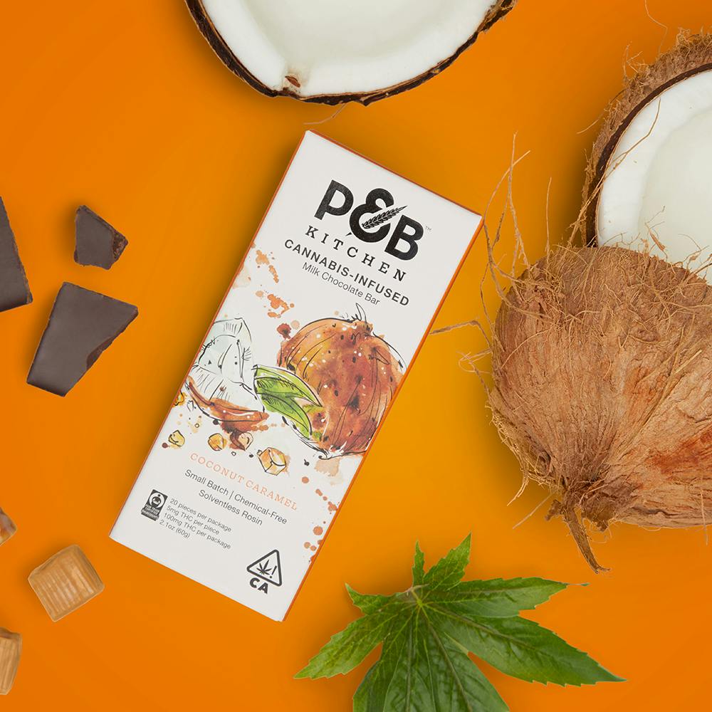 Papa & Barkley - Coconut Caramel Chocolate Bar - 1