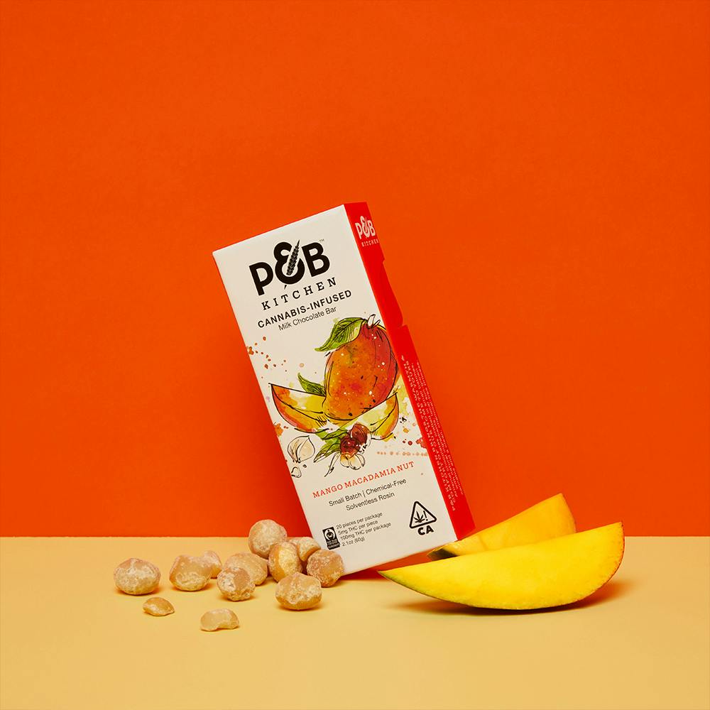 Papa & Barkley - Mango Macadamia Nut Chocolate Bar - 1