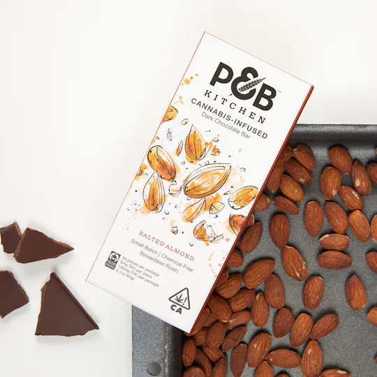 Papa & Barkley - Salted Almond Chocolate Bar - 1
