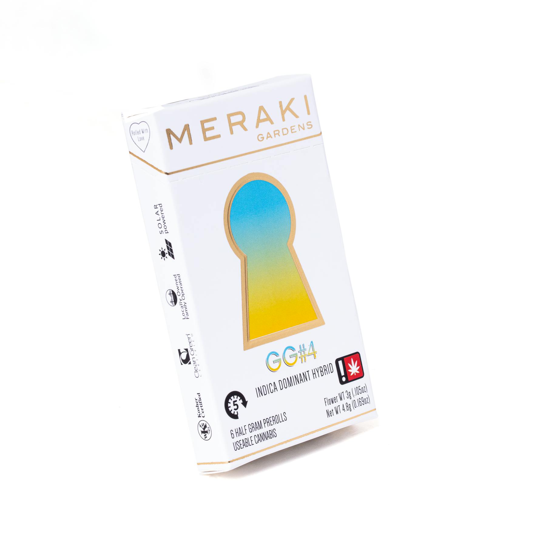 Meraki Gardens - Meraki Gardens | GG#4 | 0.5g Pre Roll 6ct - 1