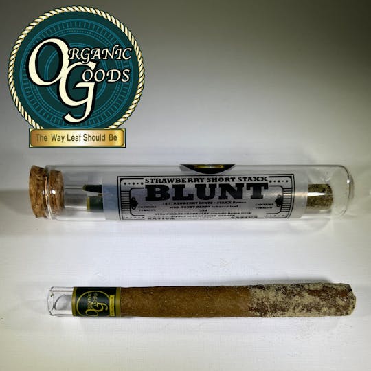Organic Goods - Strawberry Short Staxx Blunt Dipped in Badder & Kief 2g - 1