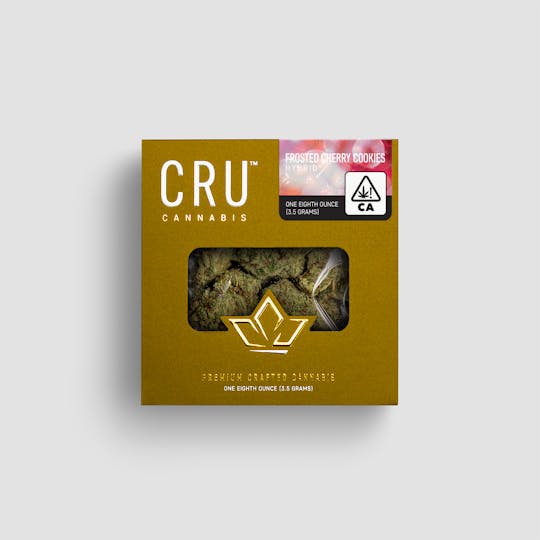 CRU Cannabis - Frosted Cherry Cookies (3.5 Grams) - 1