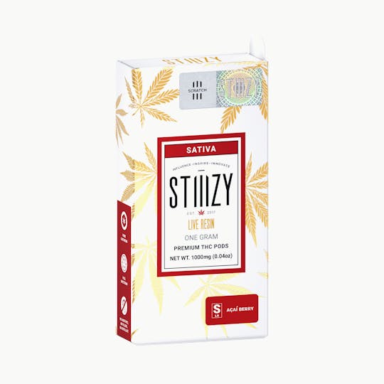 STIIIZY - Vape Cartridge - ACAI BERRY 1G Live Resin Pod - STIIIZY - 1