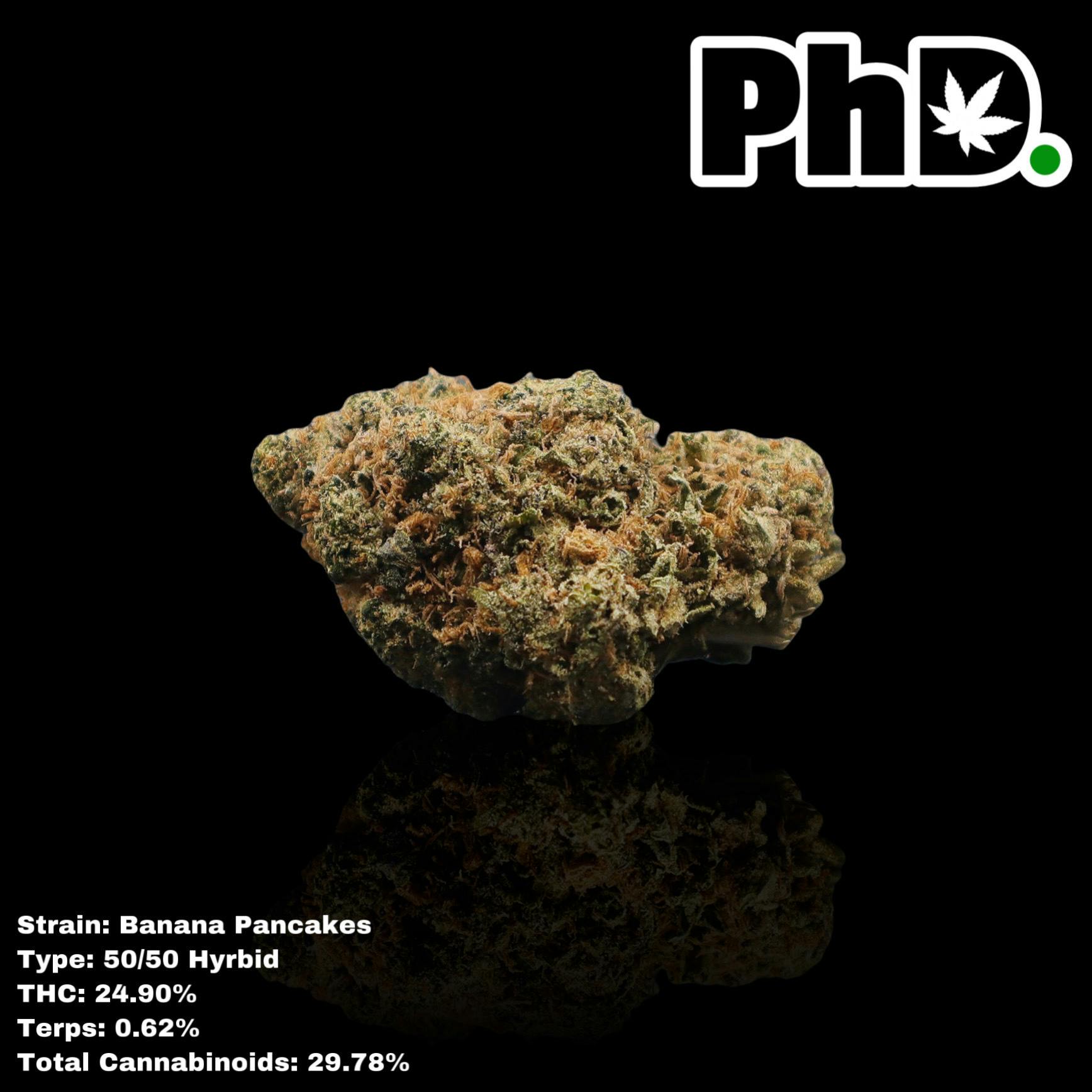 Pharmicated - PhD Indoor Flower - Banana Pancakes - 24.90% THC - 1