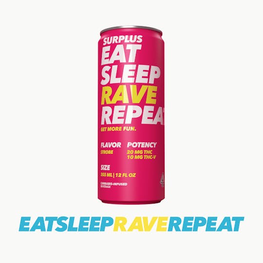 Surplus Cartridge Co. - Strobe Energy Drink - 20mg THC/10mg THCV - 1