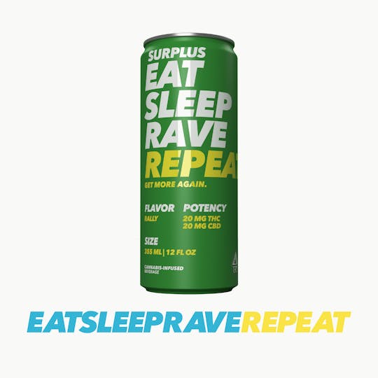 Surplus Cartridge Co. - Rally Recovery Drink - 20mg THC/20mg CBD - 1