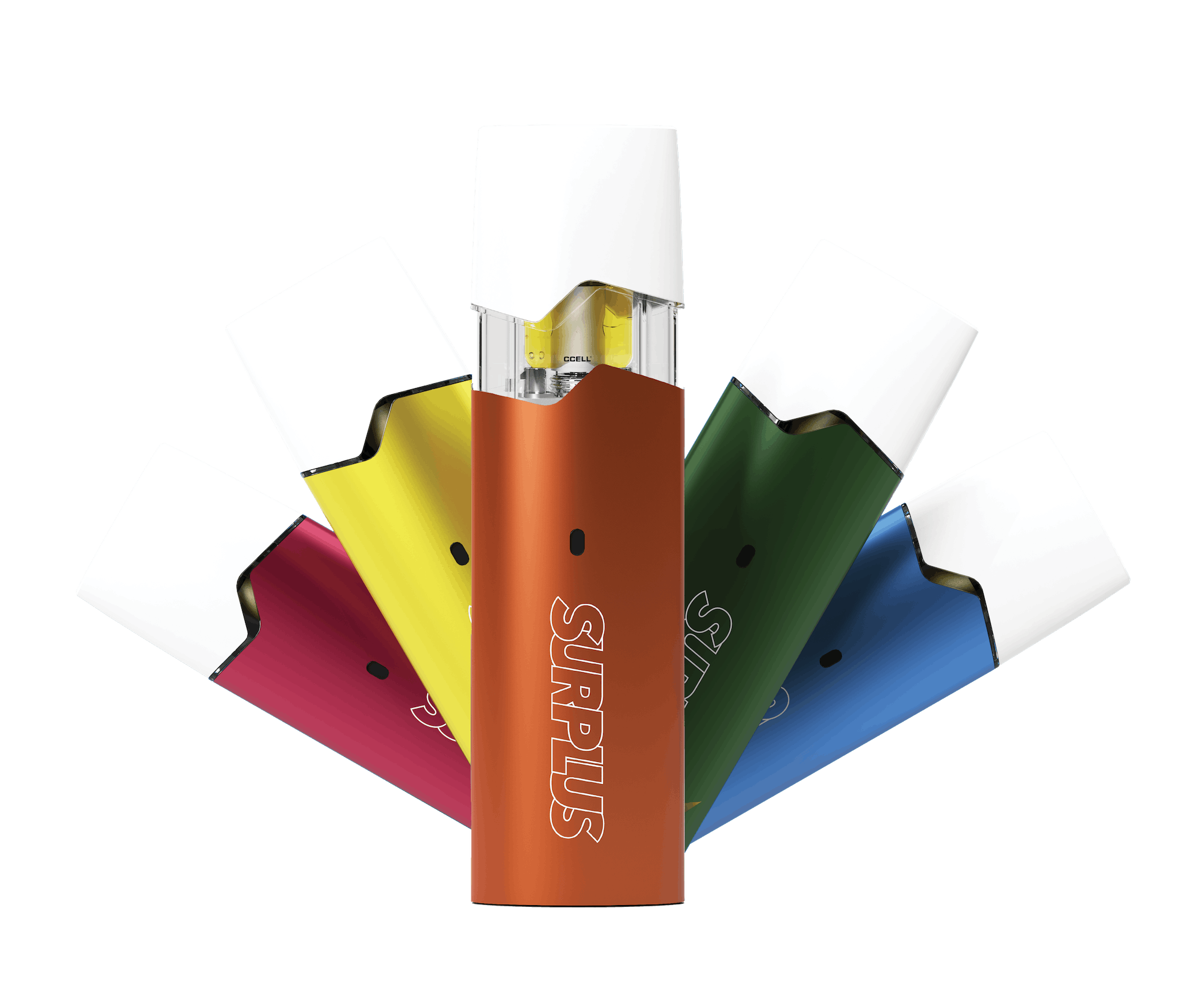 Surplus Cartridge Co. - Limone Yellow Vibe Pod Battery - 1