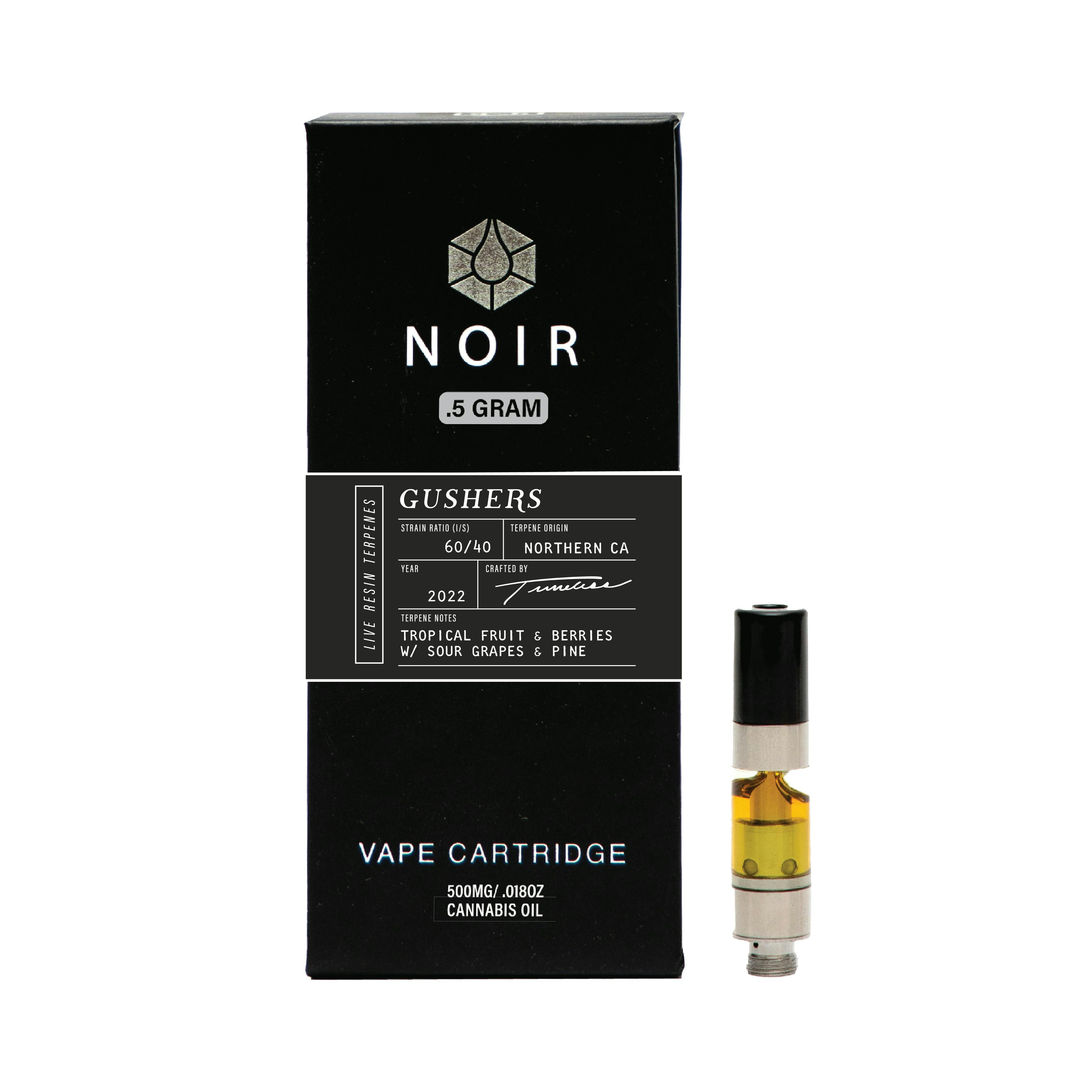 Timeless Vapes - Gushers | NOIR Live Resin Cartridge | 0.5g - 1