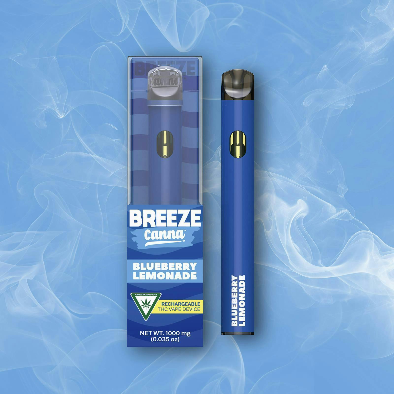 Breeze Canna - BREEZE Canna | Blueberry Lemonade | Classic PLUS Disposable | 1g - 1
