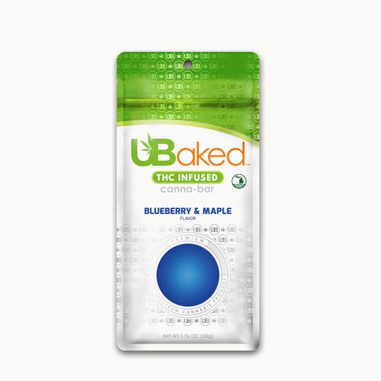 UBaked - Blueberry & Maple Chocolate Bar | 200mg - 1