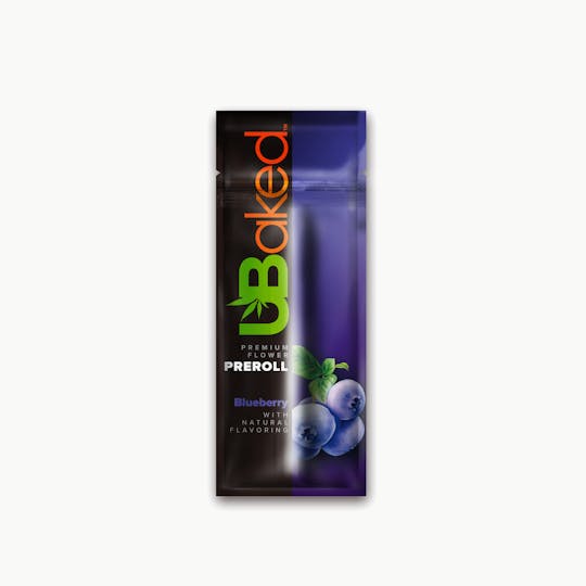 UBaked - Blueberry Flavored Infused Pre-Roll - 1