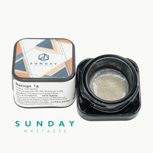 Sunday Extracts - 1g Concentrate Bazinga - 1