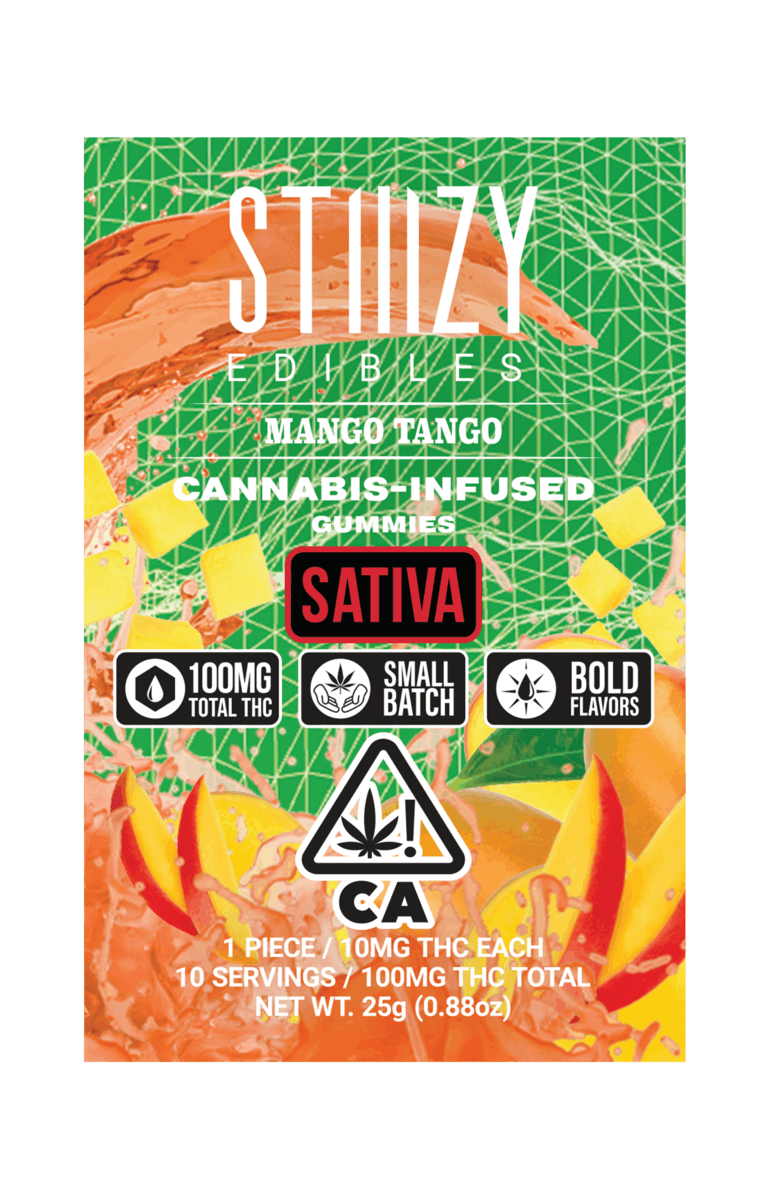 STIIIZY - - MANGO TANGO - Gummies 100mg THC Edibles - 1