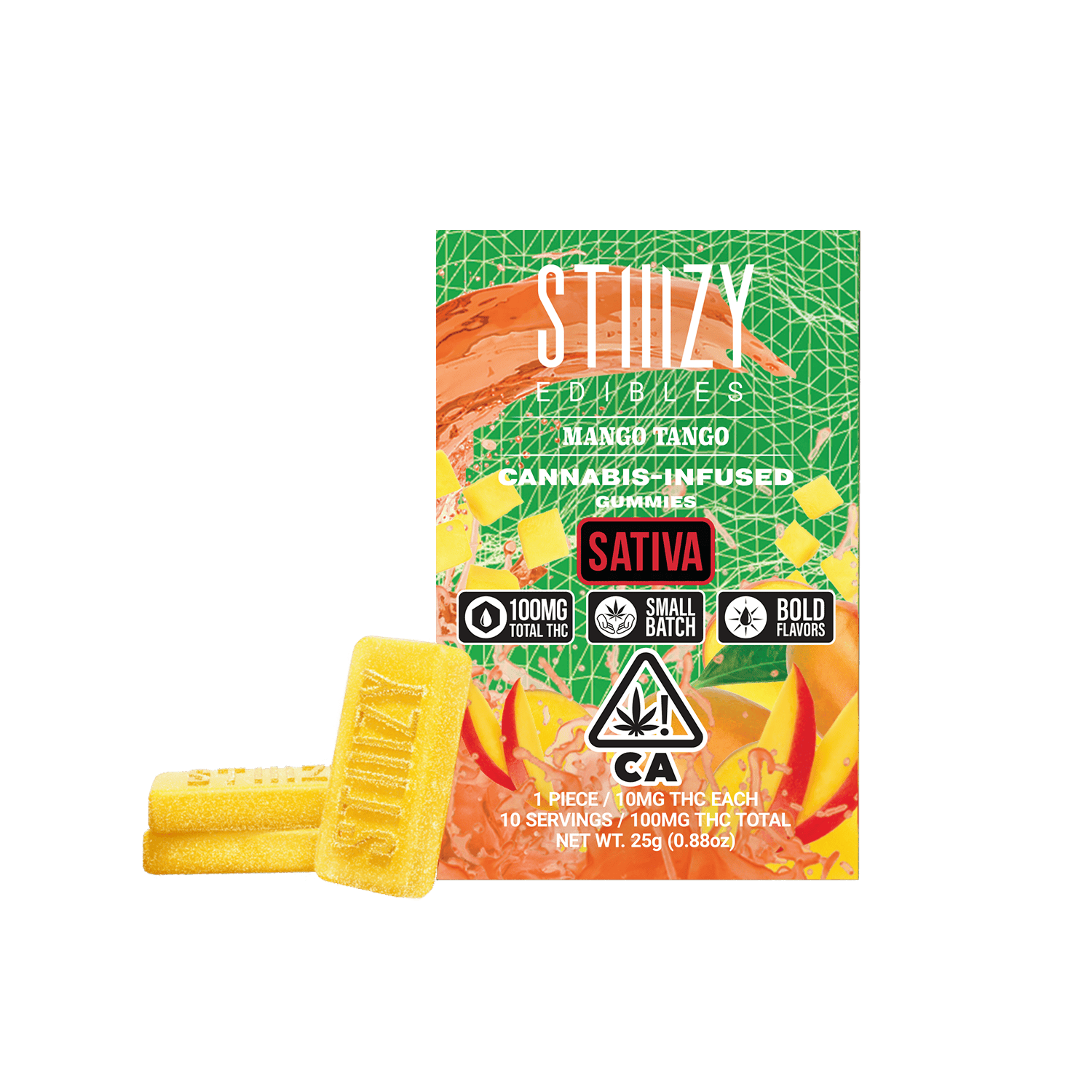 STIIIZY - - MANGO TANGO - Gummies 100mg THC Edibles - 1