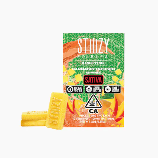 STIIIZY - - MANGO TANGO - Gummies 100mg THC Edibles - 1