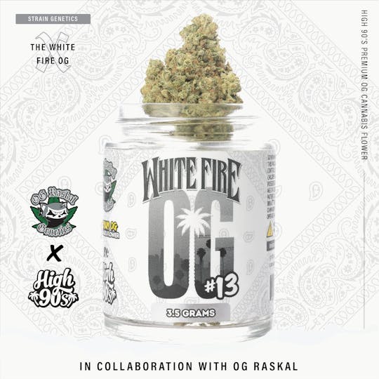 HIGH 90s - High 90s : White Fire OG 13 3.5g Flower - 1