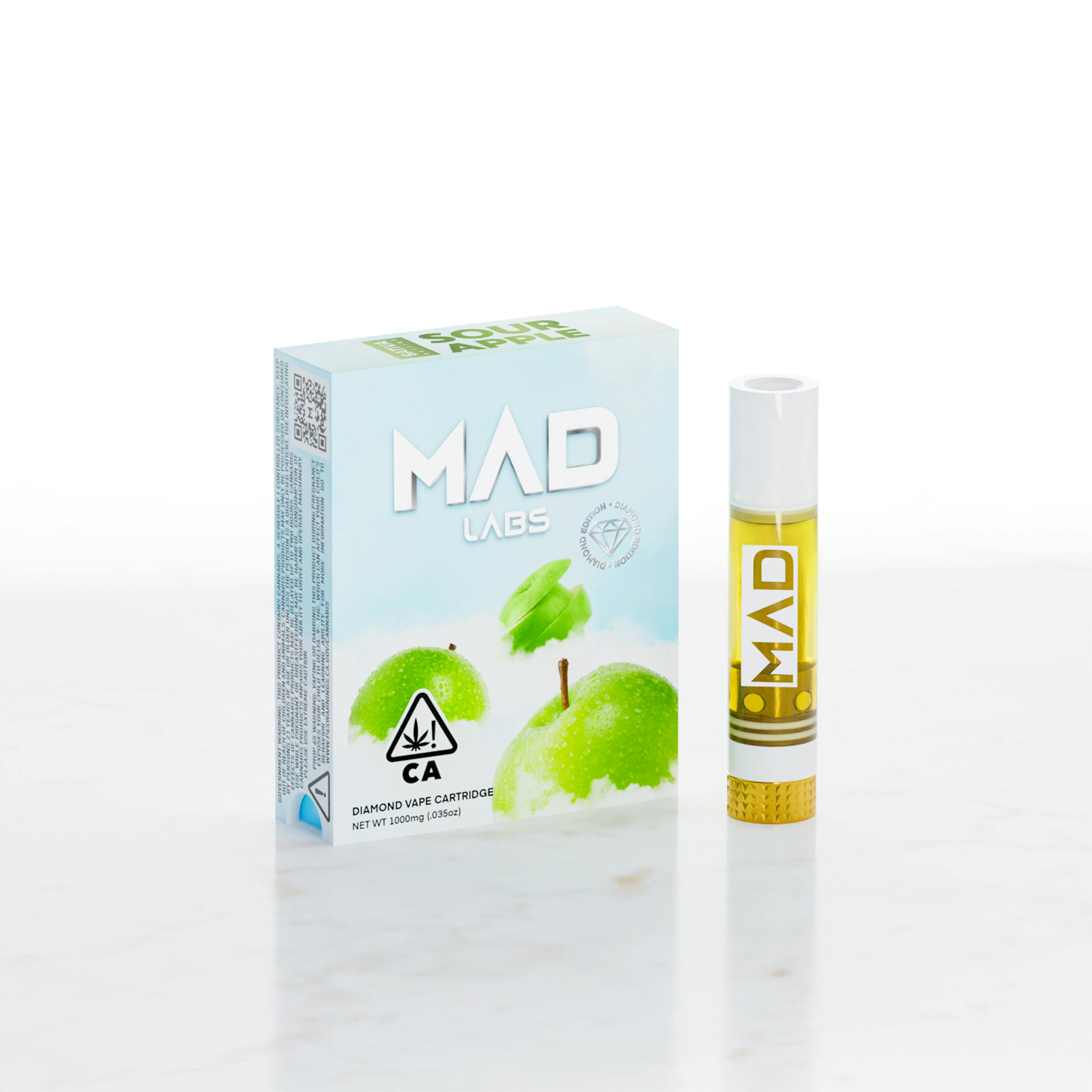 Mad Labs Sour Apple Cartridge Diamond Edition 1G Mad Labs