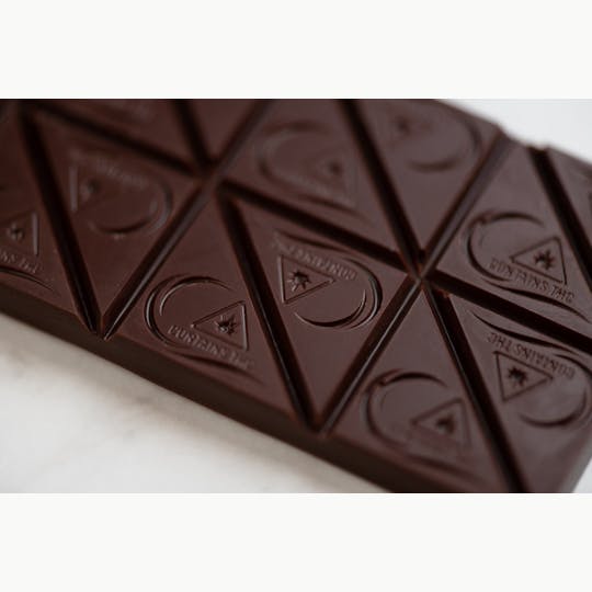 Coast Cannabis Co. - Dark Chocolate CBD:THC 1:1 Bar - 1