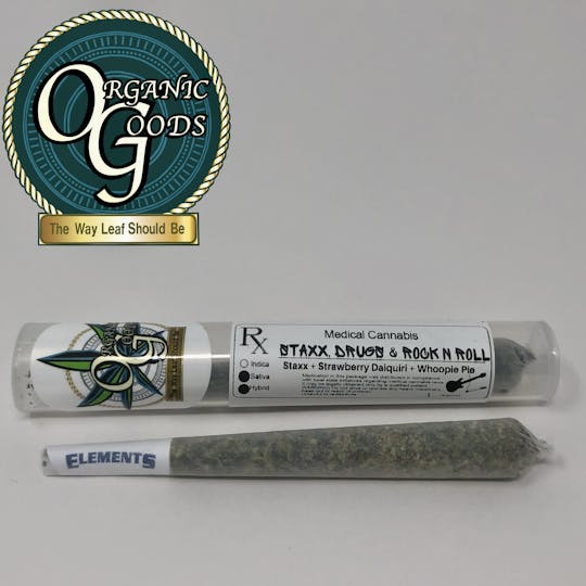 Organic Goods - Staxx, Drugs & Rock n Roll Pre-Roll - 1