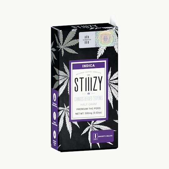 STIIIZY - Vape Cartridge - BISCOTTI GELATO .5G CDT Pod - STIIIZY - 1