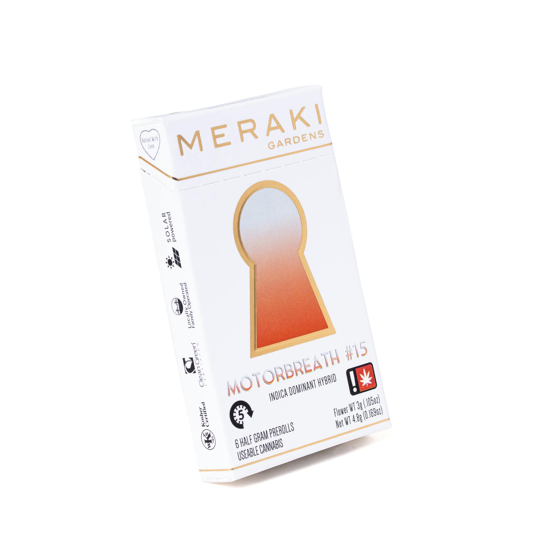 Meraki Gardens - Meraki Gardens | Motorbreath #15 | 0.5g Pre Roll 6ct - 1