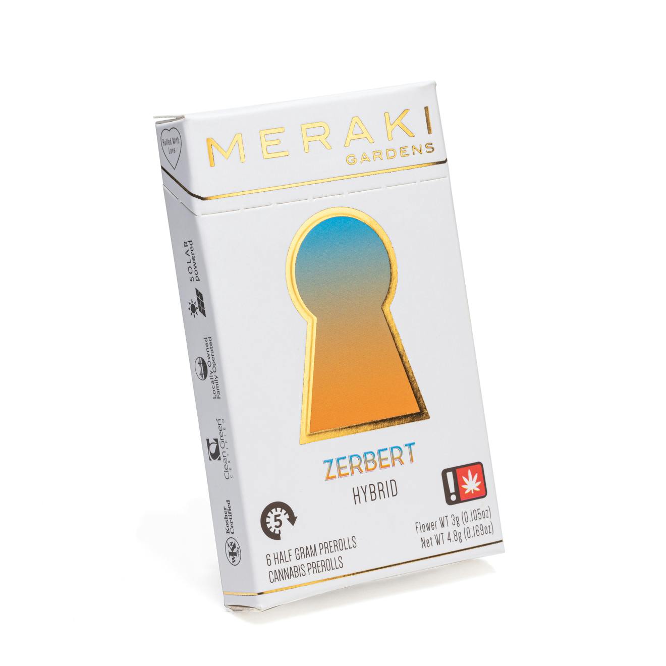 Meraki Gardens - Meraki Gardens | Zerbert | 0.5g Pre Roll 6ct - 1