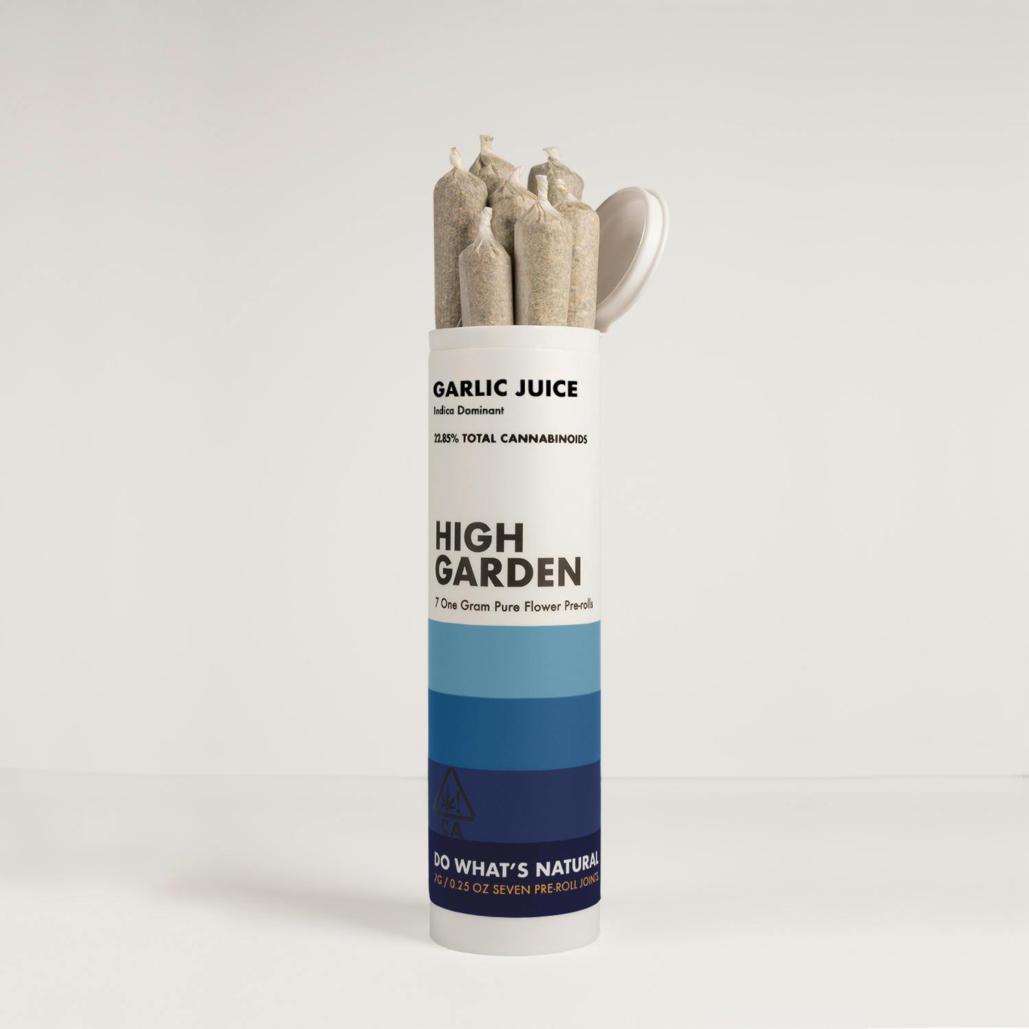 Garlic Juice (1 Gram 7pk Indica PreRoll) High Garden