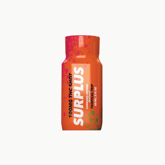 Surplus Cartridge Co. - Surplus 100mg THC shots - Tropical Trip - 1