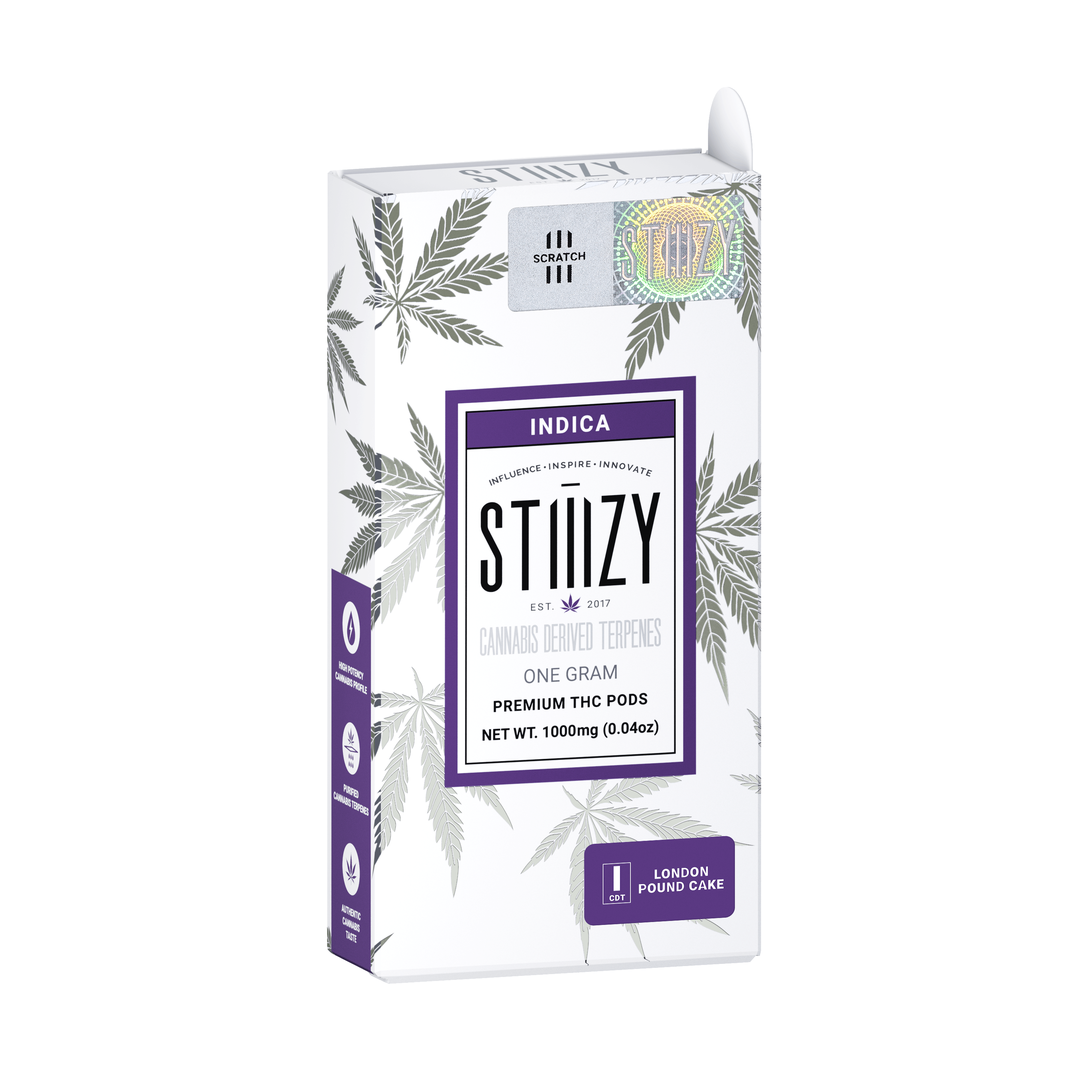 STIIIZY - Vape Cartridge - LONDON POUND CAKE 1G CDT Pod - STIIIZY - 1