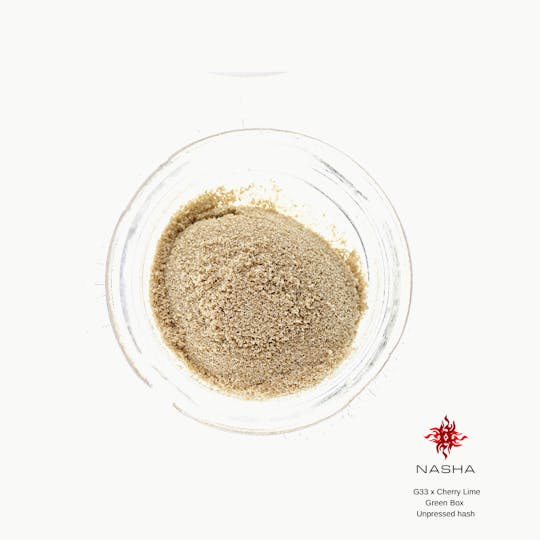 NASHA - G33 x Cherry Lime Green Unpressed Hash - 1