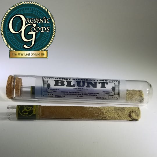 Organic Goods - Honey Bourbon GMO TF Blunt Dipped in Badder & Kief 2g - 1