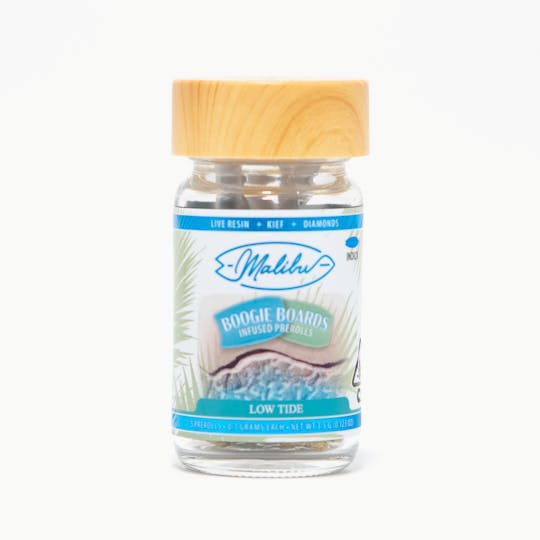 Malibu Premium Cannabis - Boogie Boards | Low Tide | 6pk Infused Prerolls 4.20g - 1