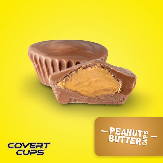 Covert Cups - Peanut Butter Cups - 100MG Chocolate Cups - Covert Cups | REC - 1