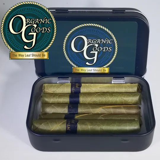 Organic Goods - Glue Sniffer Mini Palm w/ Terpenes OG Dog Walkers 5 Pre-Rolls .7g = 3.5g - 1
