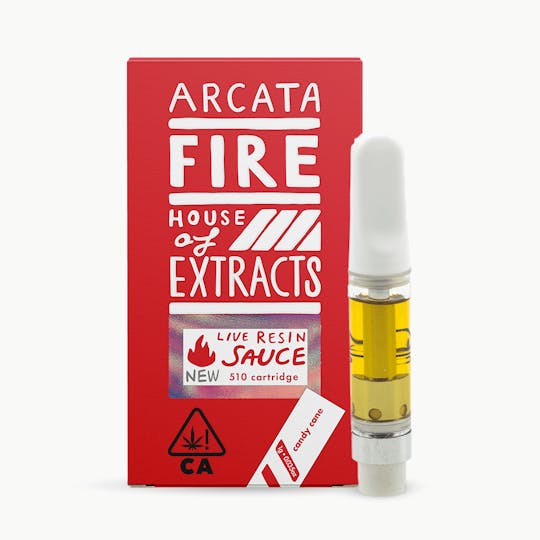 Arcata Fire - Candy Cane - Live Resin Sauce Cart (1g) - 1