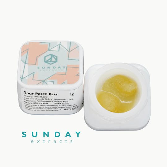 Sunday Extracts - 1g Concentrate Sour Patch Kiss - 1