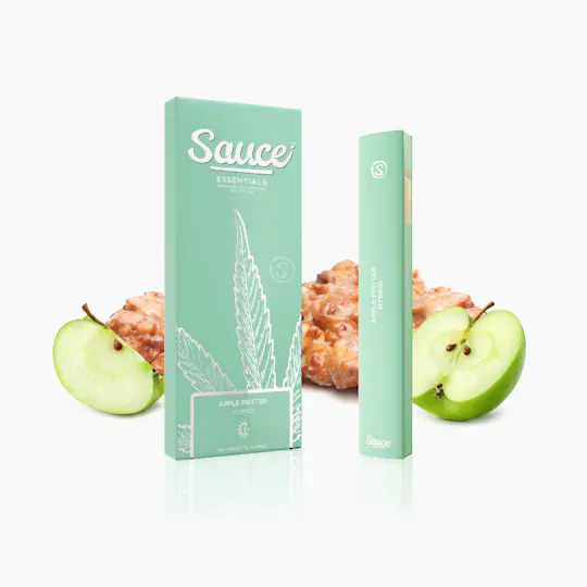 Sauce. - Sauce | Essentials | Apple Fritter | Live Resin Disposable | 1g - 1