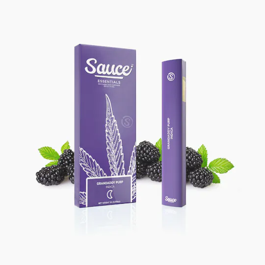 Sauce. - Sauce | Essentials | Grandaddy Purp | Live Resin Disposable | 1g - 1