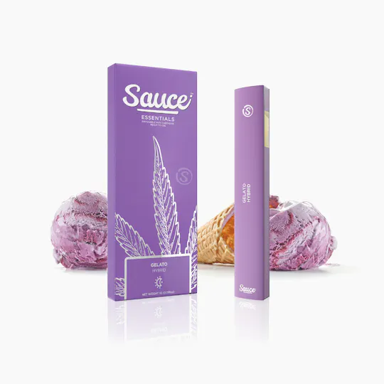 Sauce. - Sauce | Essentials | Gelato | Live Resin Disposable | 1g - 1