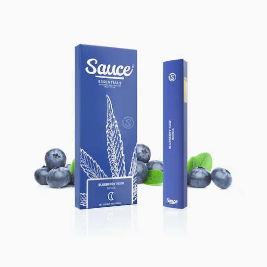 Sauce. - Sauce | Essentials | Blueberry Kush | Live Resin Disposable | 1g - 1