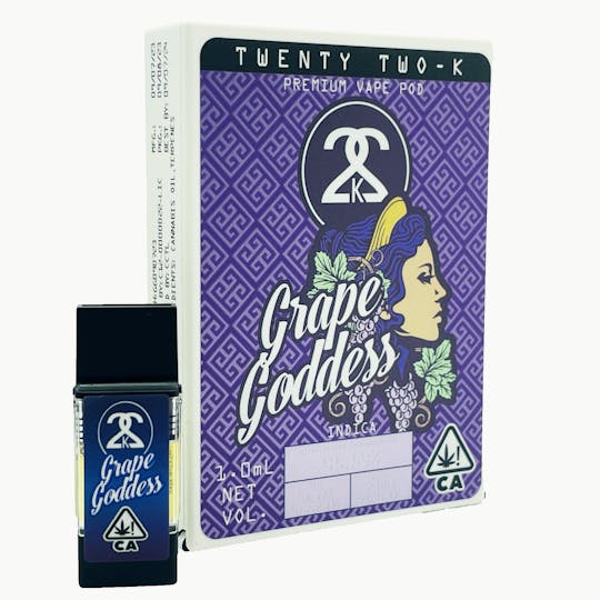 Twenty Two K / 22k - 22K - Grape Goddess 1.0ml POD - 1
