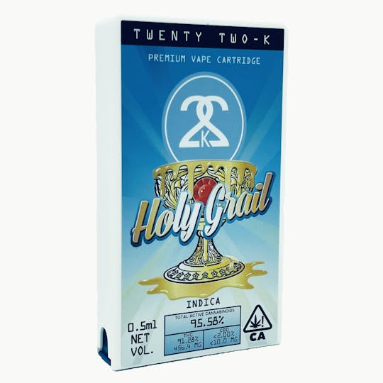 Twenty Two K / 22k - 22K - Holy Grail - Cartridge - 0.5ml - 1