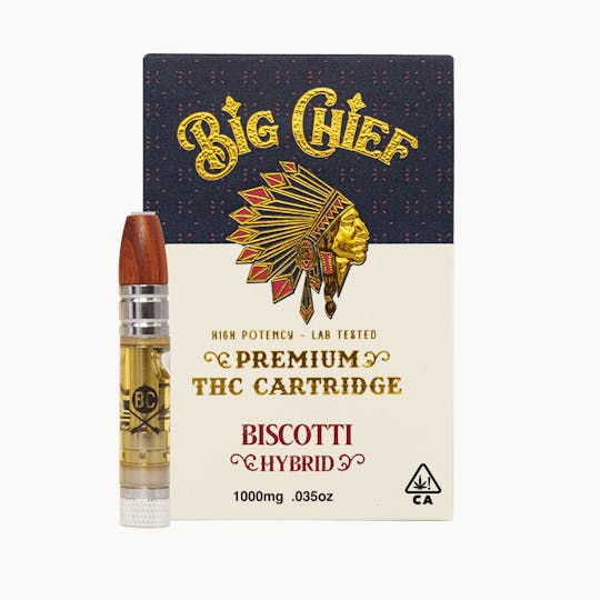 Big Chief - BISCOTTI - 1G THC Cartridge - 1