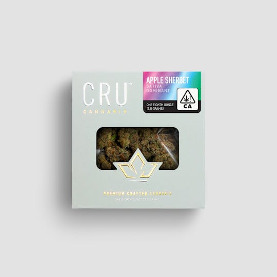 CRU Cannabis - Apple Sherbet (3.5 Grams) - 1