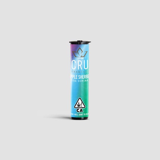 CRU Cannabis - Apple Sherbet (0.5G Pre-Roll) - 1