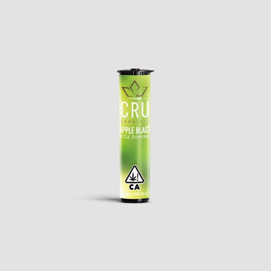 CRU Cannabis - Apple Blast (0.5G Pre-Roll) - 1