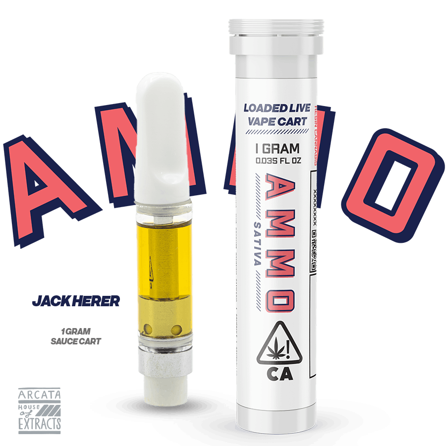 AMMO - Jack Herer - Loaded Live™ Resin Cart (1g) - 1