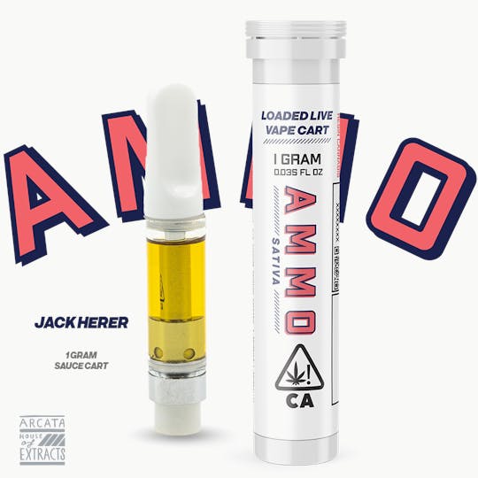AMMO - Jack Herer - Loaded Live™ Resin Cart (1g) - 1
