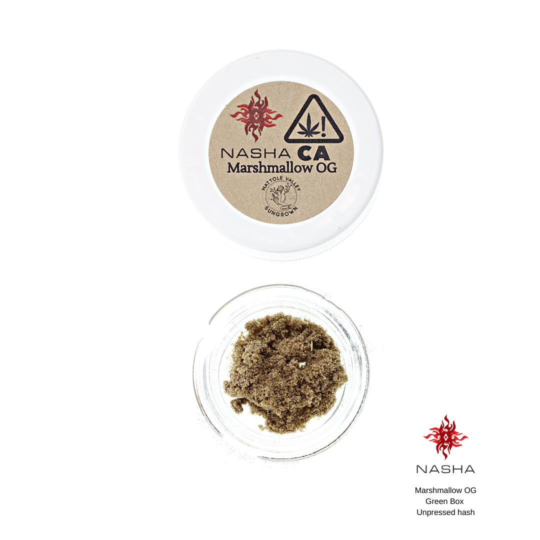 NASHA - Marshmallow OG Green Unpressed Hash - 1
