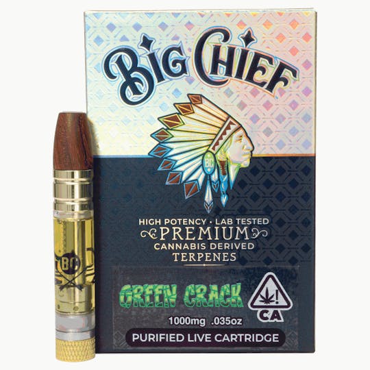 Big Chief - GREEN CRACK - 1G CDT Cartridge - 1